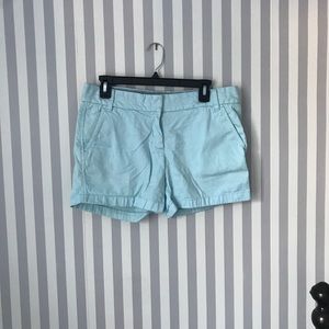 J. Crew Pale Blue Chino Shorts